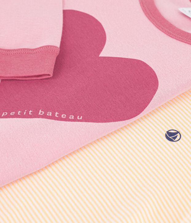 Set Kinder-Pyjamas aus bedruckter Baumwolle vielfarbig
