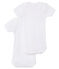 Unisex-Baby-Kurzarmbodys im 2er-Set weiss LOT