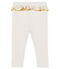 Baby-Legging mit Volants Mädchen weiss MARSHMALLOW/gelb OR