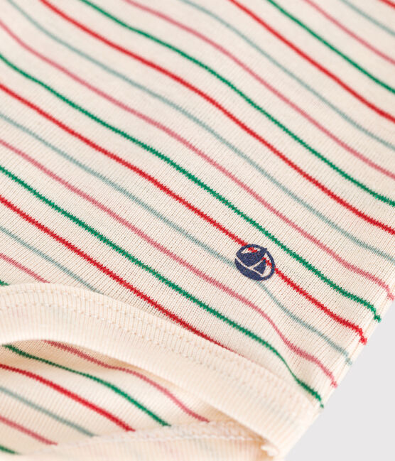 Langärmeliger Body mit Rollkragen aus Baumwolle für Babys weiss AVALANCHE/ MULTICO