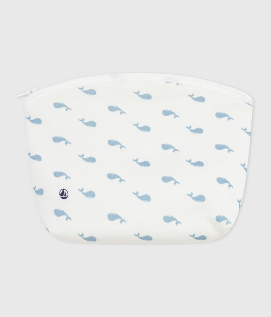 Baby-Täschchen aus Baumwolle mit Paris-Motiv weiss MARSHMALLOW/weiss MULTICO