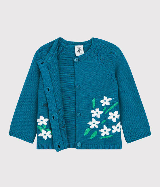 Baby-Cardigan aus Strickmaterial. MALLARD