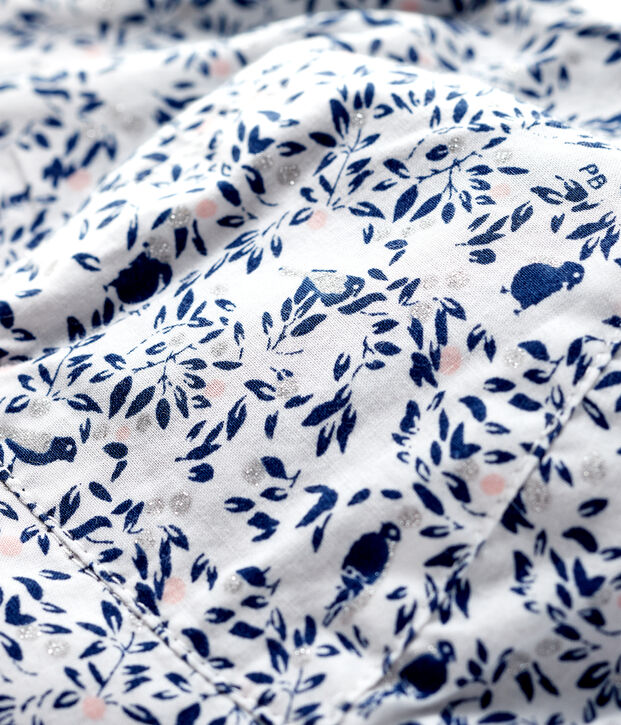 Wendbarer Baby-Sonnenhut f&uuml;r M&auml;dchen blau/vielfarbig