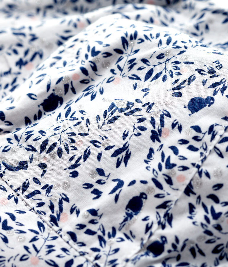 Wendbarer Baby-Sonnenhut f&uuml;r M&auml;dchen blau/vielfarbig