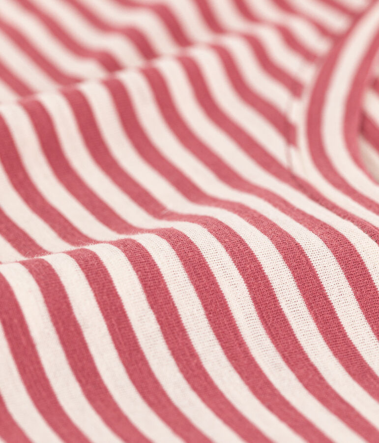 T-Shirt LE DROIT aus Baumwolle mit Rundhalsausschnitt rosa PAPI/beige AVALANCHE