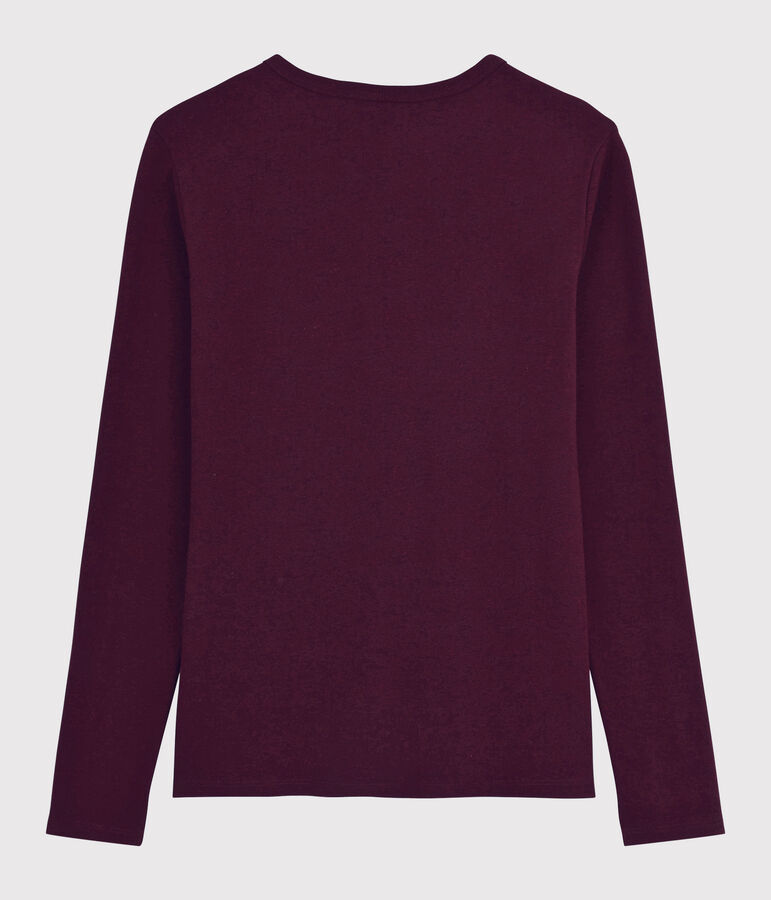 Damen-T-Shirt mit V-Ausschnitt rot