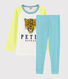 Kinderpyjama aus Baumwolle mit Leopardenmotiv für Jungen