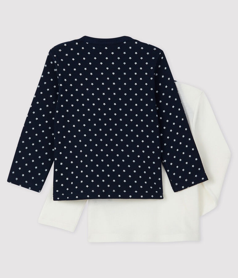 Set aus 2 Baby-T-Shirts f&uuml;r Jungen vielfarbig