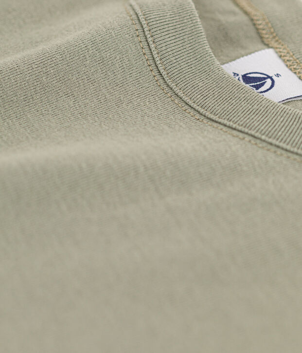 T-Shirt L&rsquo;ICONIQUE aus Baumwolle mit rundem Ausschnitt f&uuml;r Damen gr&uuml;n
