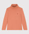 Kinder-Rollkragenshirt aus Baumwolle rosa SIENNA