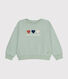 Kinder-Sweatshirt aus Molton für Mädchen