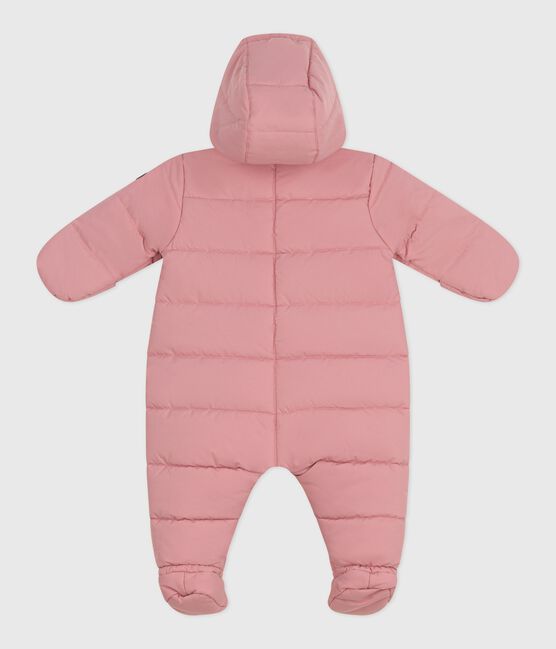 Baby-Schneeanzug aus Polyester rosa CHARME