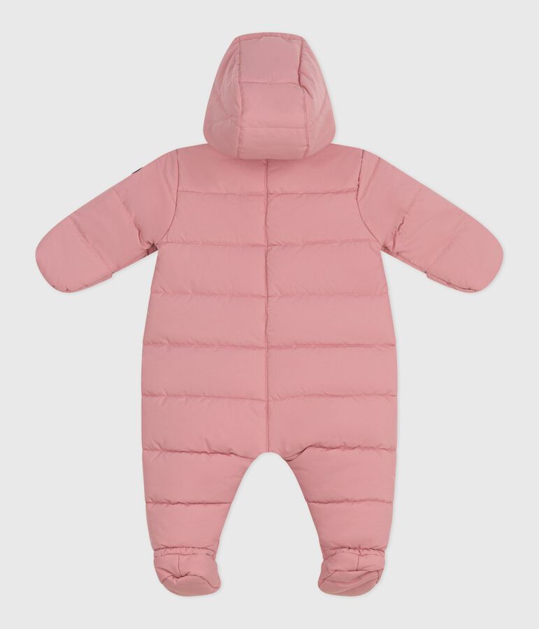 Baby-Schneeanzug aus Polyester rosa