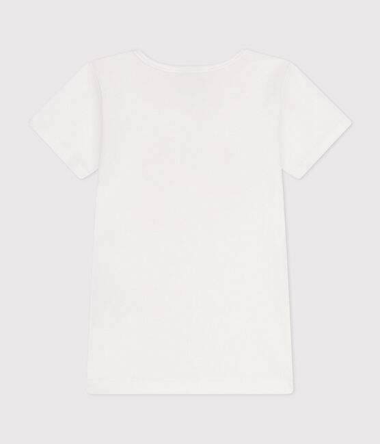 Kurzärmeliges T-Shirt für Kinder aus Baumwolle weiss ECUME