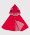 Baby-Cape aus Bio-Baumwolle rot TERKUIT