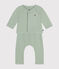 Baby-Set aus Molton grün HERBIER