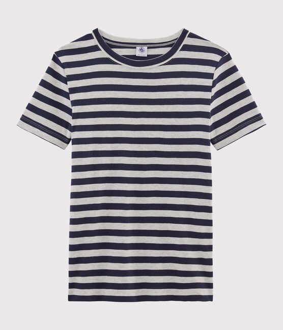 Damen-T-Shirt blau SMOKING/grau BELUGA