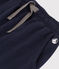 Kinder-Shorts aus geflammtem Jersey für Mädchen blau SMOKING
