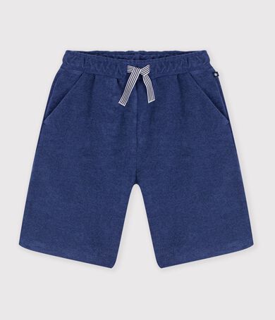 Kinder-Bermudashorts aus einfarbiger Baumwolle