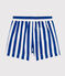 Baby-Badeshorts weiss MARSHMALLOW/blau SURF