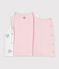 Wendbare Baby-Weste aus bedruckter Baumwolle weiss/vielfarbig