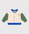 Baby College-Jacke aus Baumwolle im Colorblock AVALANCHE/ PALMERAIE