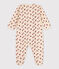 Bedruckter Baby-Strampler aus Doppeljersey weiss AVALANCHE/ MULTICO