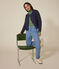 Damen-Cardigan aus Doppeljersey blau SMOKING