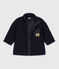 Babyjacke aus recyceltem sherpa blau SMOKING