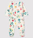 Baby-Strampler aus Nicki mit Blumenmuster für Mädchen