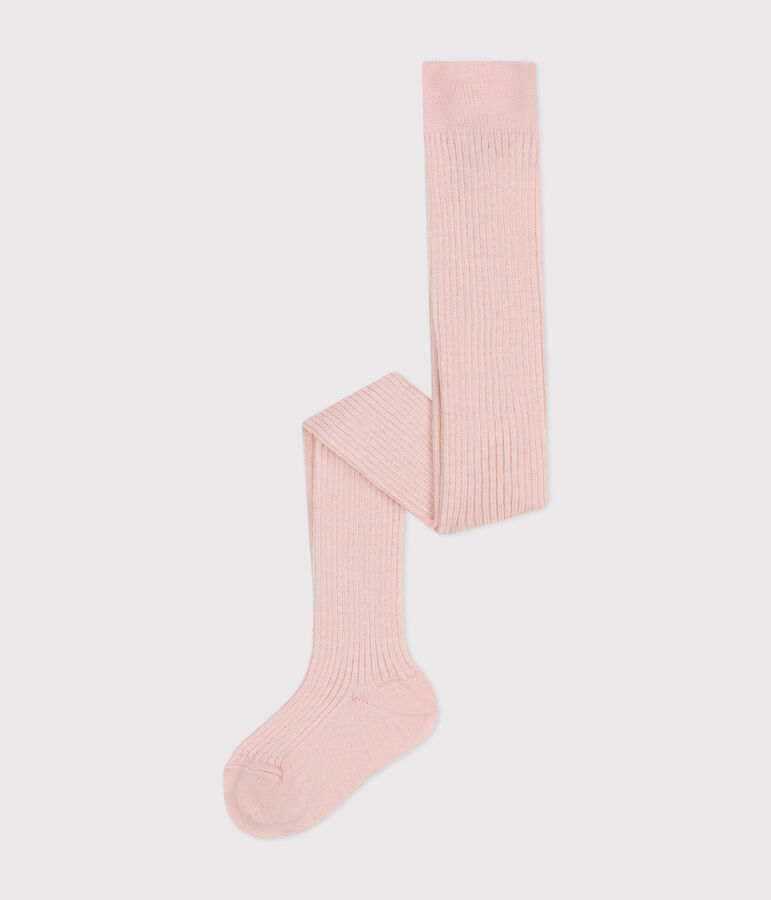 Baby-Wollstrumpfhose rosa