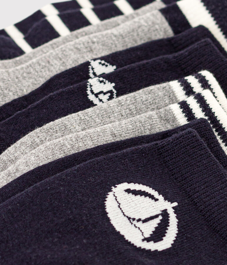 5er-Set Kinder-Socken aus gemusterter Baumwolle variante 1