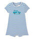 Kurzer Baby-Jungen-Einteiler mit Marinestreifen