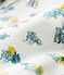 Gemustertes baby-kapuzenSweatshirt mit reissverschluss jungen weiss MARSHMALLOW/weiss MULTICO