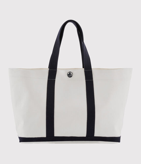 Cabas-Tasche weiss MARSHMALLOW/blau SMOKING