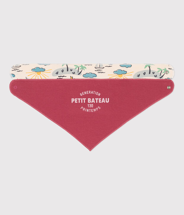2er-Set Baby-Bandanas mit Entdecker-Motiv vielfarbig
