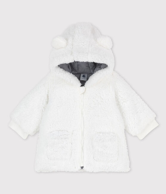 Baby-Mantel aus weichem Sherpa. weiss MARSHMALLOW