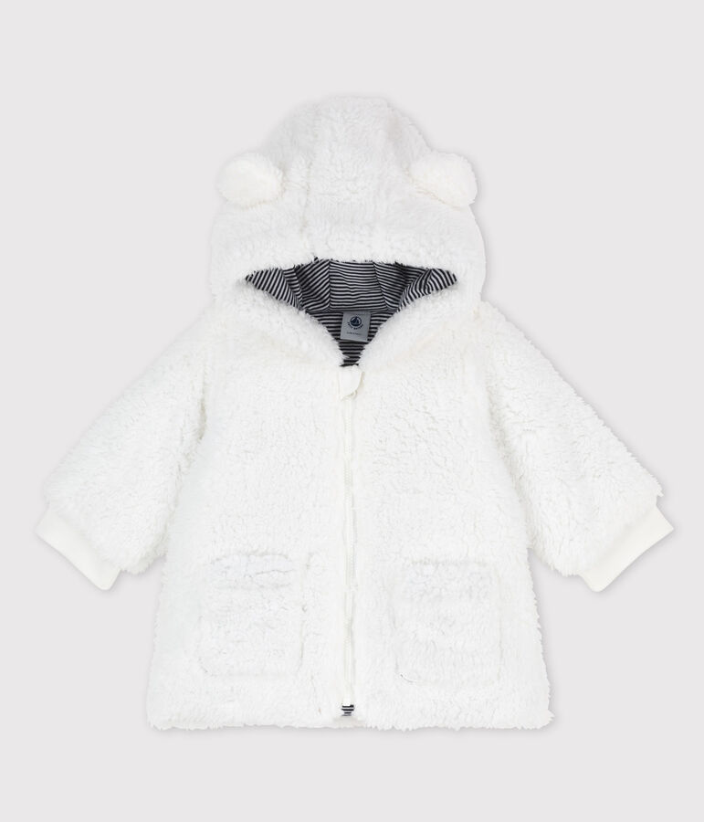 Baby-Mantel aus weichem Sherpa. weiss MARSHMALLOW