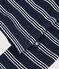 Damen-Cardigan aus Baumwolle mit Streifen blau/weiss