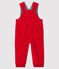 Lange Baby-Latzhose für Jungen rot TERKUIT