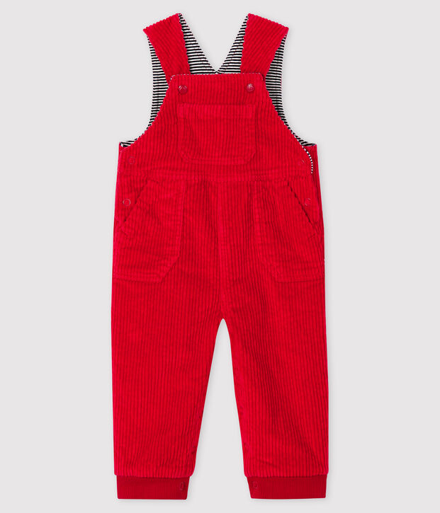 Lange Baby-Latzhose f&uuml;r Jungen rot