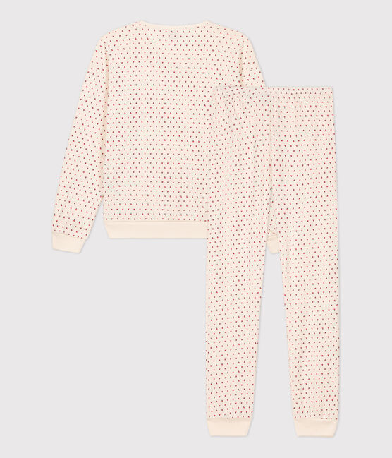 Pyjama aus Baumwolle für Damen weiss AVALANCHE/ MULTICO