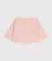 Langärmeliges Baby-T-Shirt aus Doppeljersey rosa AVALANCHE/ ROSELINE