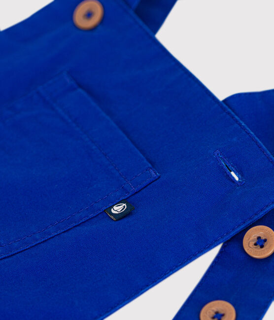 Kurze Latzhose Kinder/Mädchen blau SURF