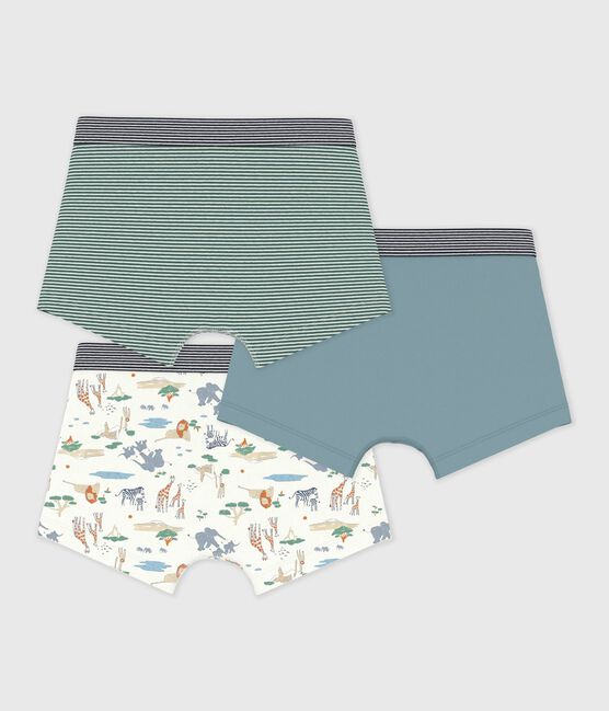 Set Kinder-Boxershorts aus Baumwolle mit Savannen-Motiv variante 1