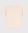 Kurzärmeliges Baby-T-Shirt aus besticktem Jersey naturfarben AVALANCHE