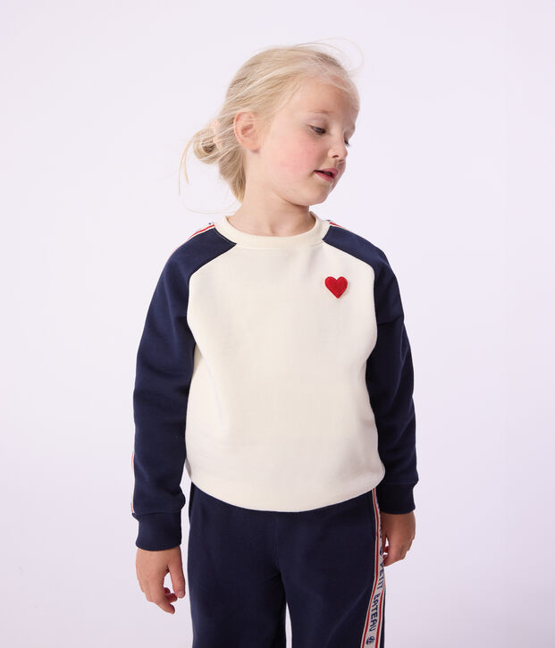 Kinder-Sweatshirt aus Baumwolle MILK