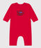 Baby-Langoverall aus Molton rot CORRIDA