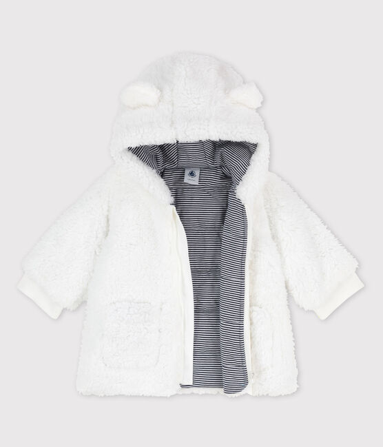 Baby-Mantel aus weichem Sherpa. weiss MARSHMALLOW