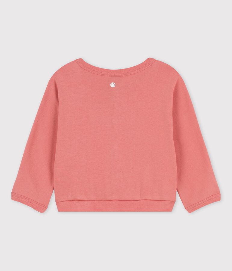 Baby-Cardigan aus Baumwolle rosa